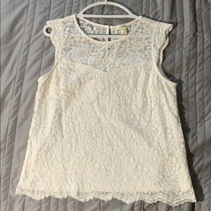 White Lace Top